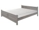 Łóżko Sosnowe LK 115 drewniane Grey