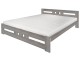 Łóżko Sosnowe LK 117 drewniane Grey