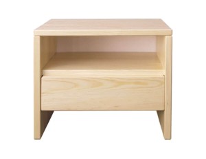 Stolik nocny sosnowy SN 121 drewniany