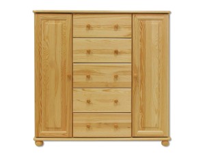 Komoda sosnowa KD 125 drewniana