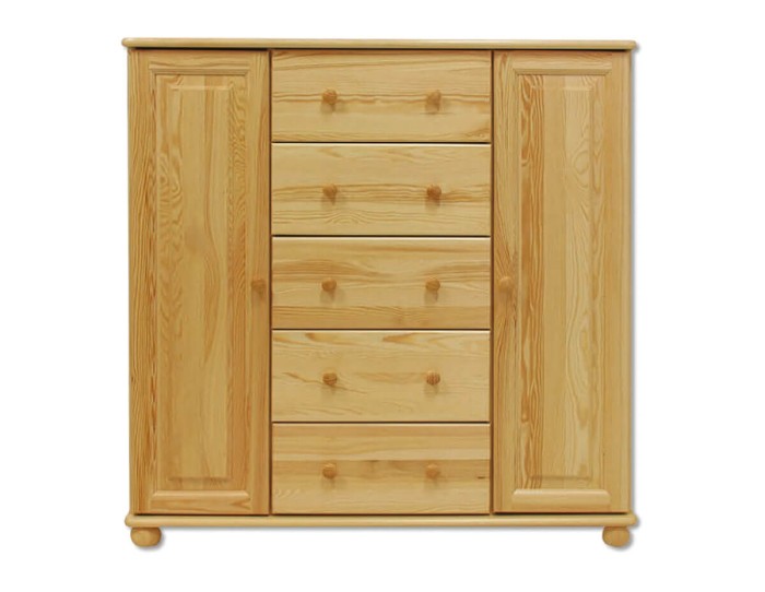 Komoda sosnowa KD 125 drewniana