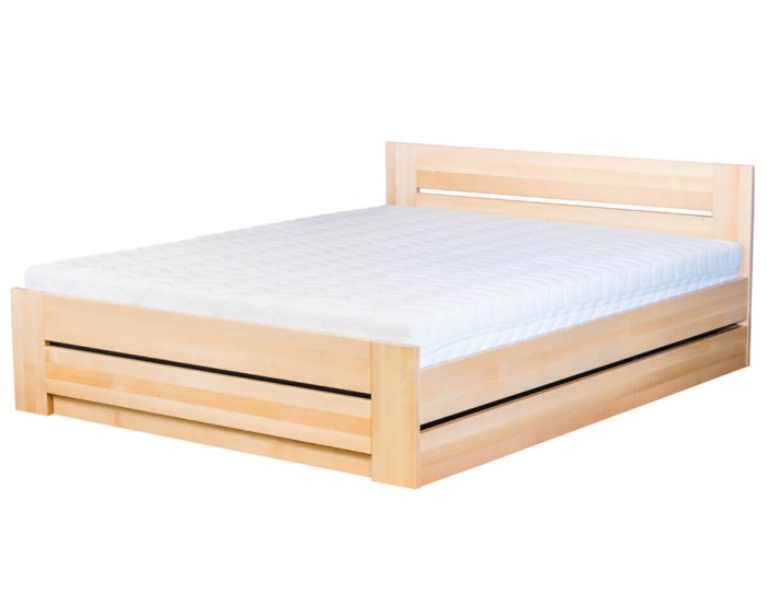 Łóżko bukowe LK 198 BOX drewniane