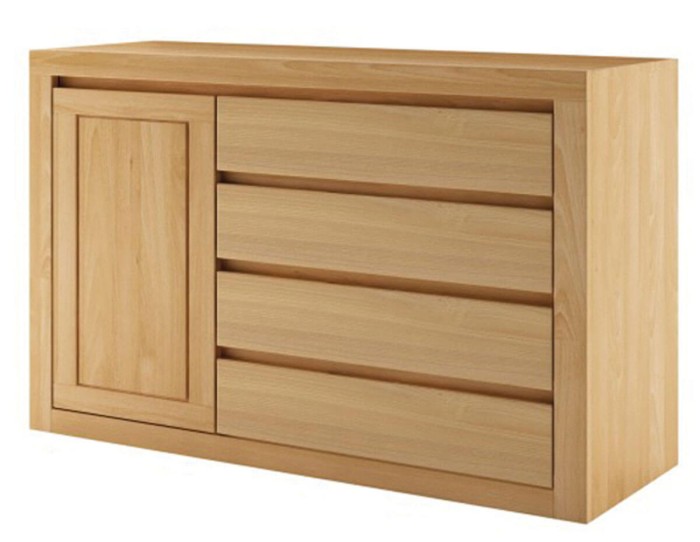 Komoda bukowa KD 408 drewniana
