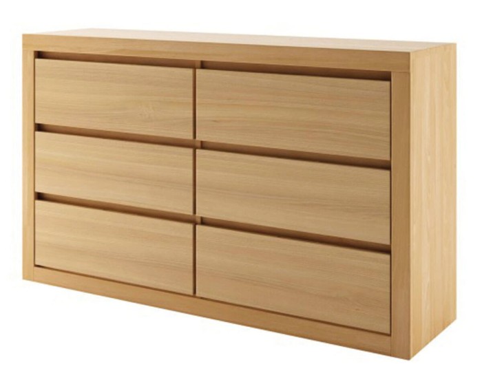 Komoda bukowa KD 412 drewniana