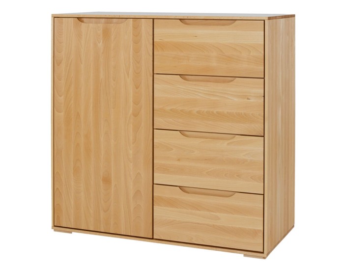 Komoda bukowa KD 426 drewniana