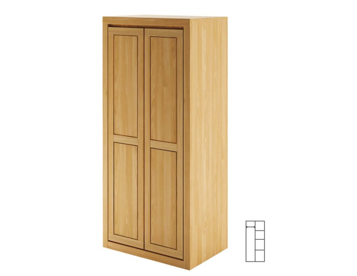 Szafa bukowa SF 402 drewniana