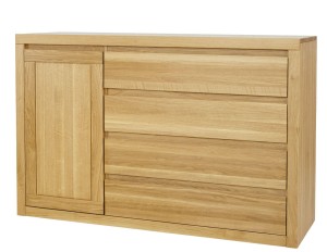Komoda dębowa KD 308 drewniana