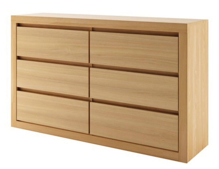 Komoda dębowa KD 312 drewniana