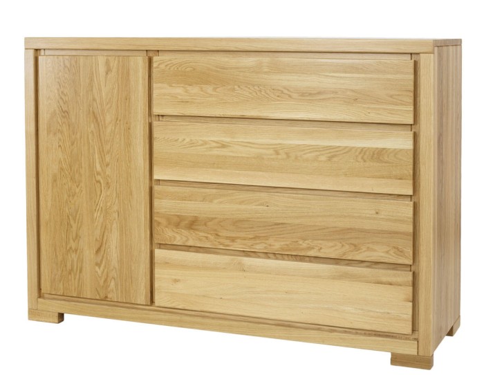 Komoda dębowa KD 358 drewniana