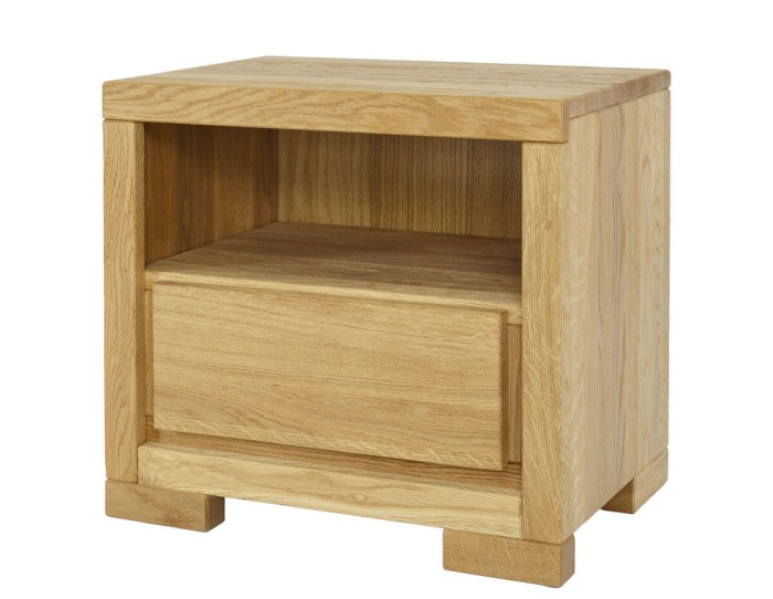 Stolik nocny dębowy SN 210 drewniany
