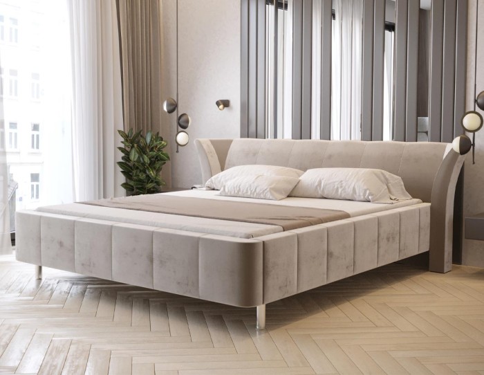 Łóżko tapicerowane 80295 tkanina 50114