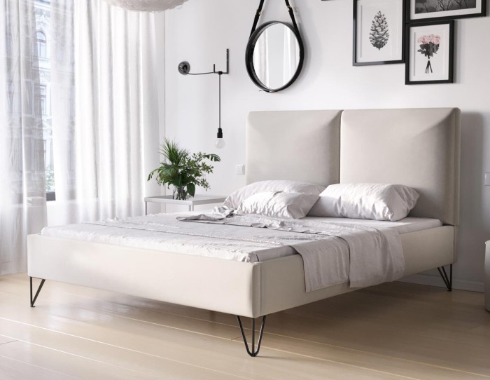 Łóżko tapicerowane 81248 tkanina 10342