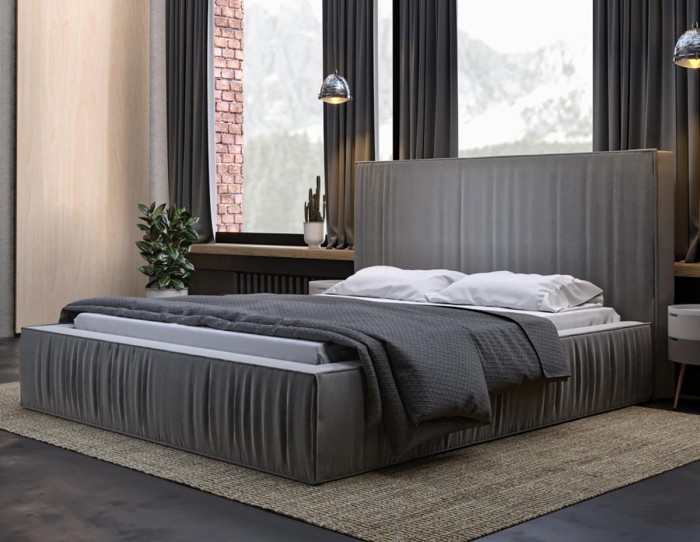 Łóżko tapicerowane 81250 tkanina 5MZ10