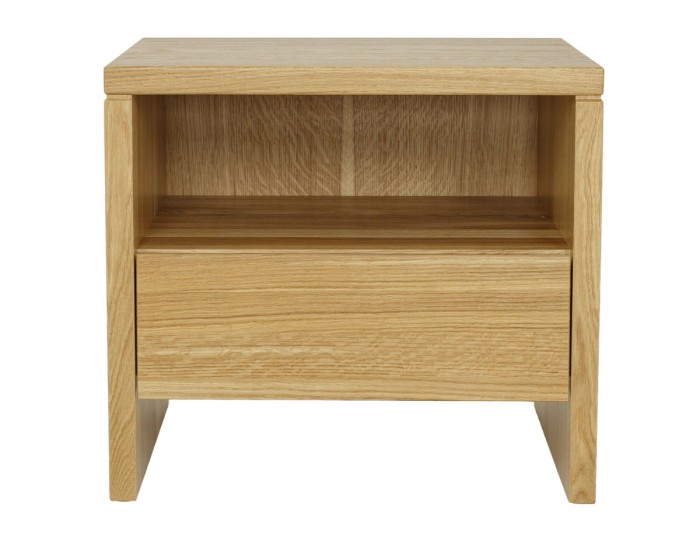 Stolik nocny dębowy SN 212 drewniany