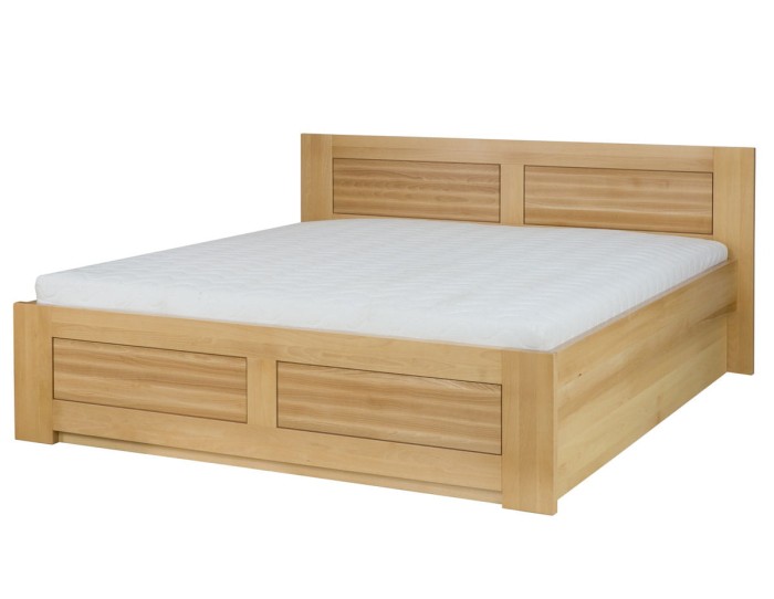 Łóżko dębowe LK 212 BOX drewniane