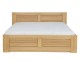 Łóżko dębowe LK 212 BOX drewniane