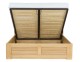 Łóżko dębowe LK 212 BOX drewniane