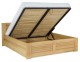 Łóżko bukowe LK 112 BOX drewniane