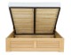 Łóżko bukowe LK 112 BOX drewniane
