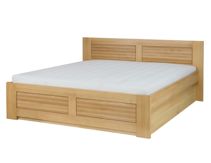 Łóżko bukowe LK 112 BOX drewniane