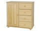 Komoda sosnowa KD 100 drewniana