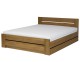 Łóżko bukowe LK 198 B BOX drewniane