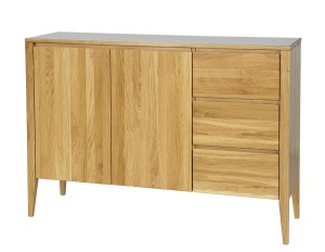 Komoda dębowa KD 338 drewniana