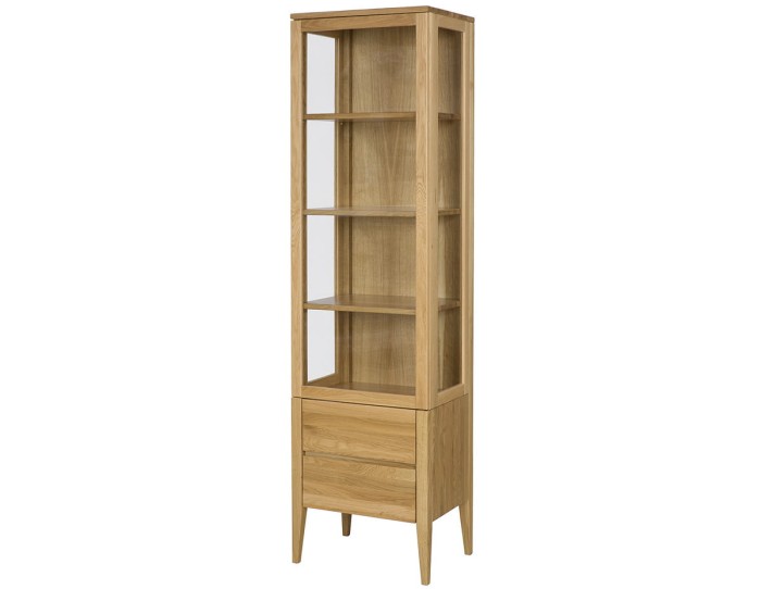Witryna dębowa KW 338 drewniana
