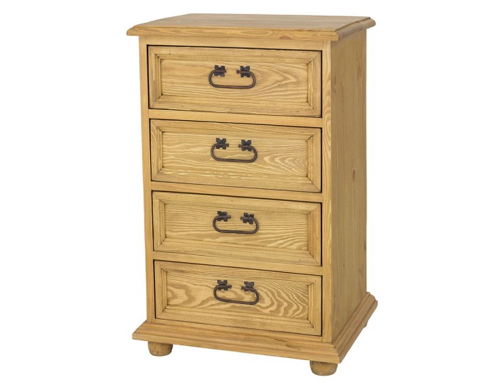 Komoda sosnowa KD 700 drewniane jasny wosk