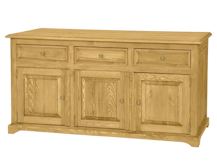 Komoda sosnowa KD 719 drewniana jasny wosk