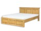 Łóżko sosnowe LK 702 drewniane jasny wosk