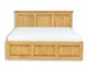 Łóżko sosnowe LK 702 drewniane jasny wosk