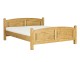 Łóżko sosnowe LK 704 drewniane jasny wosk