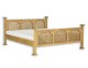 Łóżko sosnowe LK 705 drewniane jasny wosk