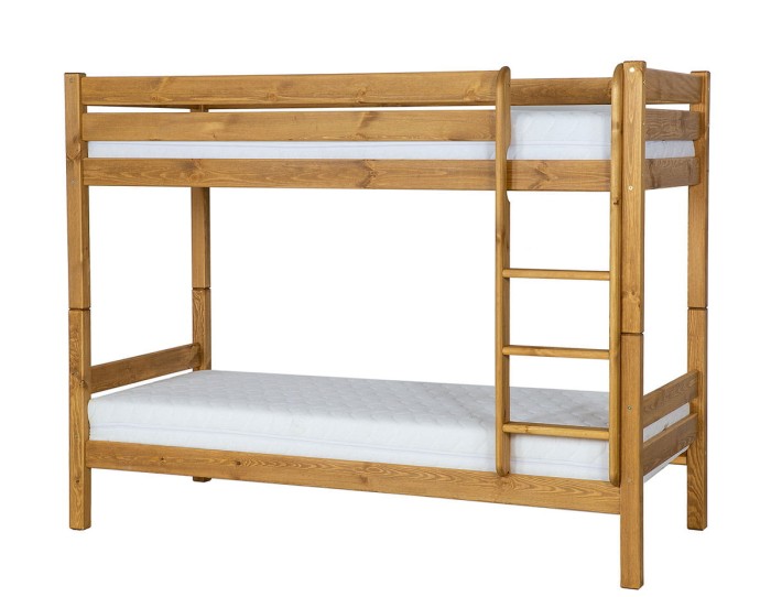 Łóżko sosnowe LK 736 drewniane jasny wosk