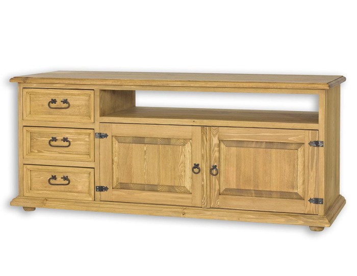 Szafka sosnowy RV 703 drewniana jasny wosk