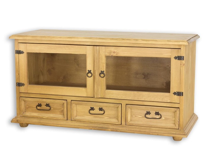 Szafka sosnowy RV 705 drewniana jasny wosk