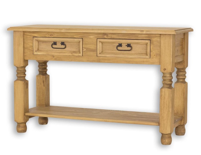 Toaletka sosnowa LT 700 drewniana jasny wosk