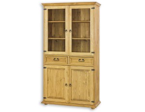 Witryna sosnowa KW 718 drewniana